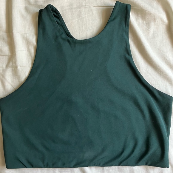 Girlfriend Collective Moss Dylan Tank Bra - Picture 1 of 4